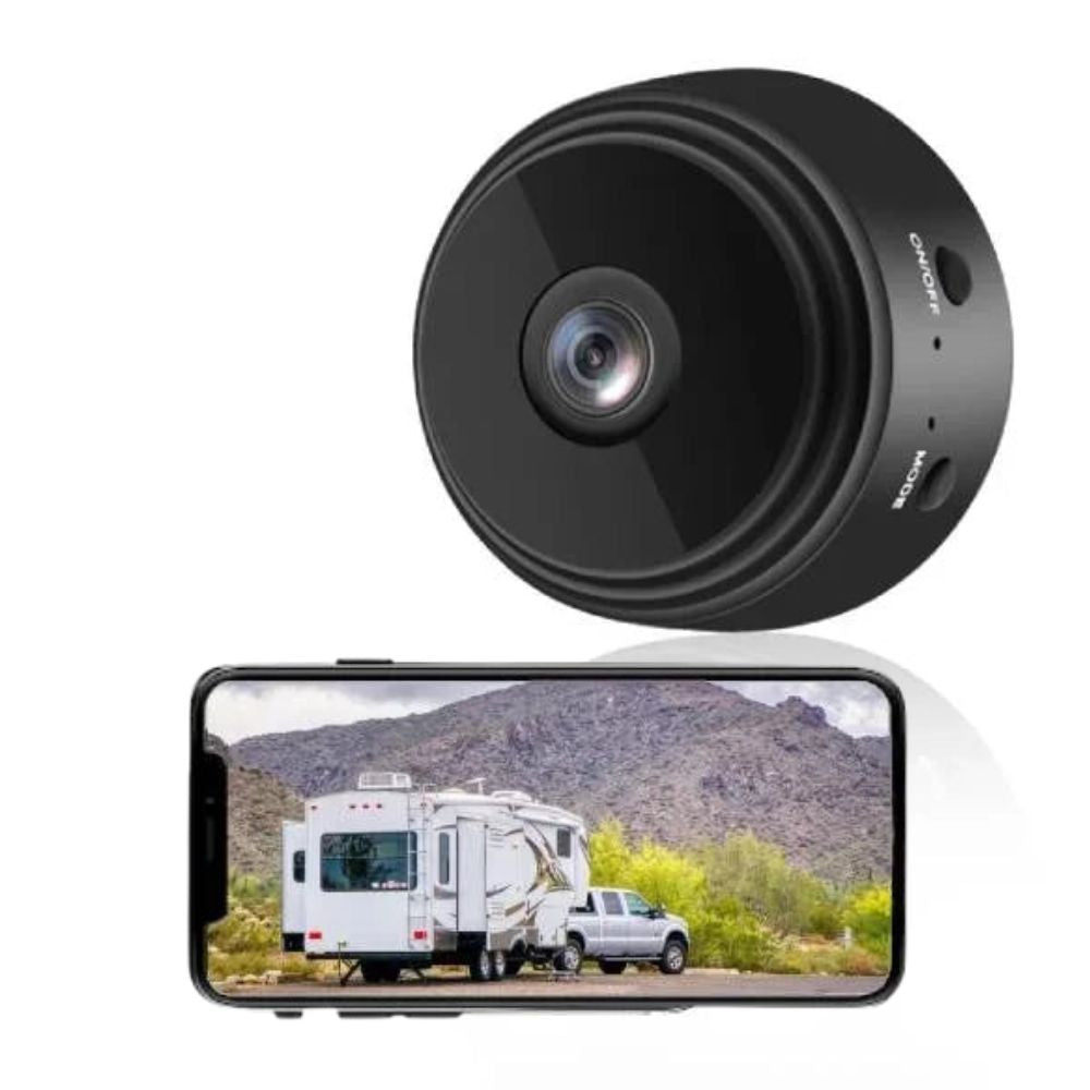 Caméra de recul sans fil HD avec vision nocturne et base magnétique